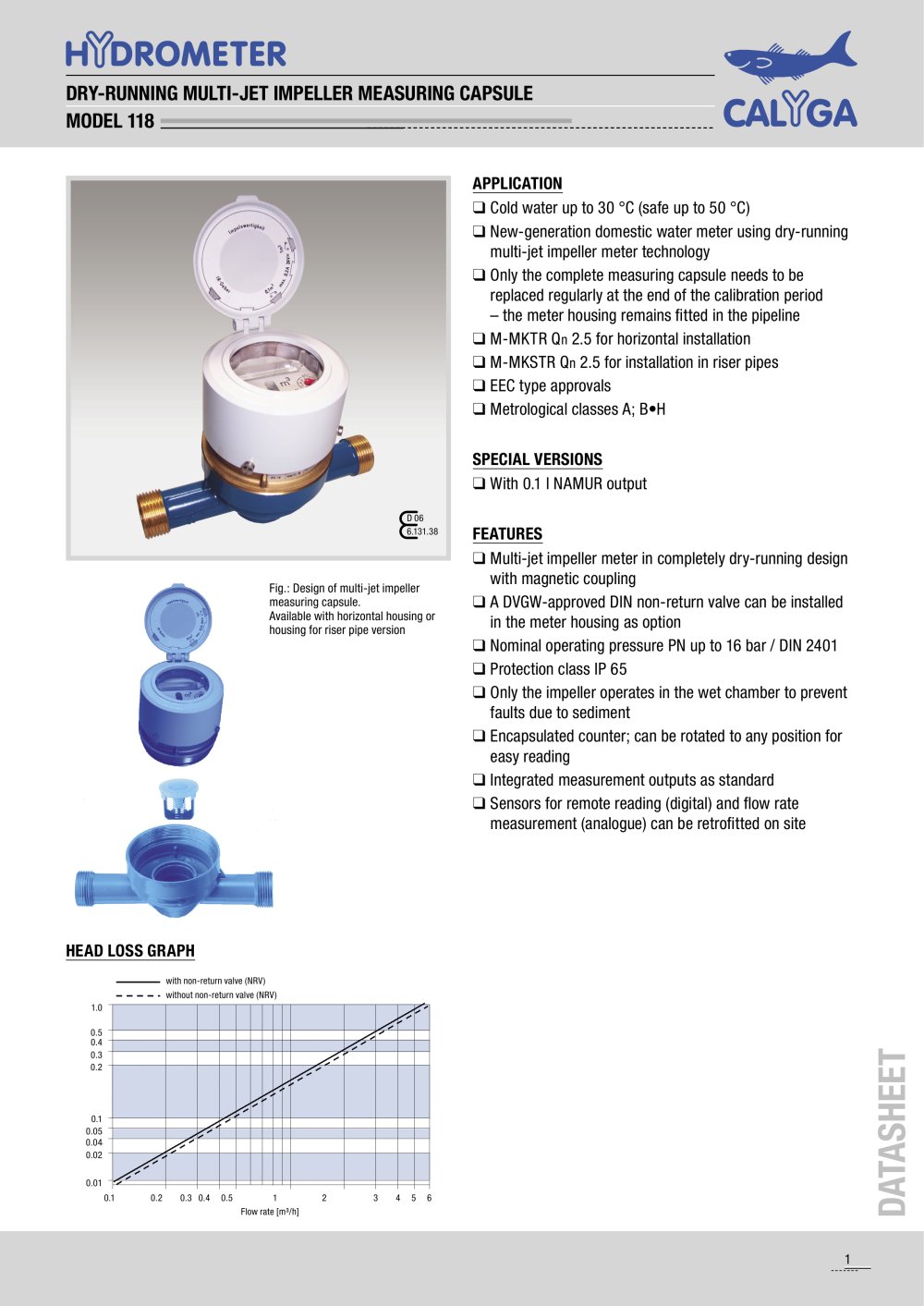 dry runner sheet model 118 - HYDROMETER