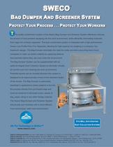 Sweco Bag Dumper and Screener System