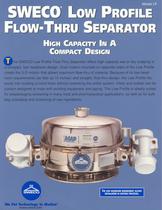 Sweco Low Profile Flow-Thru Separator