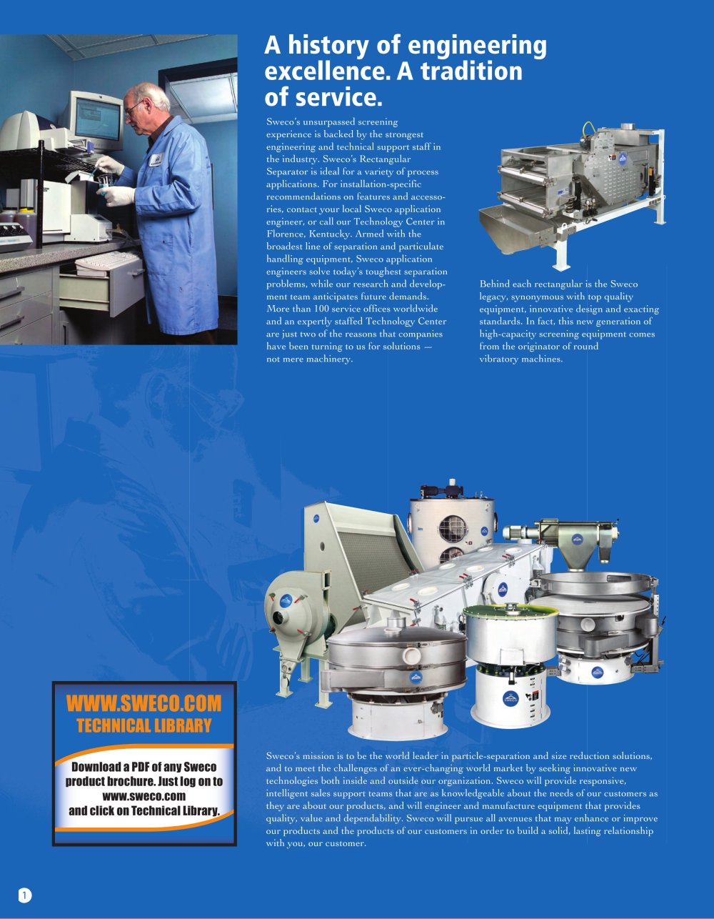 Sweco Rectangular Separators - SWECO