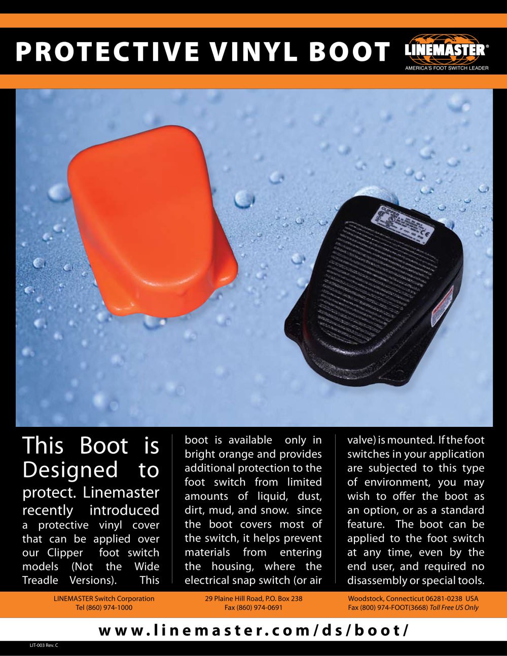 Protective Vinyl Boot - Linemaster