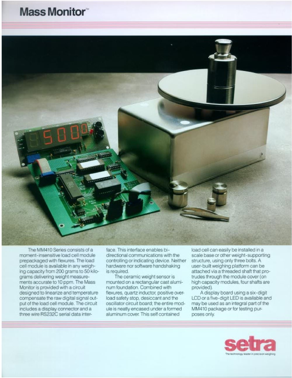 Mass Monitor Series - SETRA