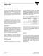 Power ICs - DC-DC Isolated Power Supplies - PWM Controllers - VISHAY