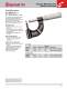 OUTSIDE MICROMETERS - STARRETT