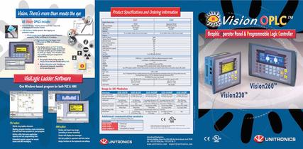 Vision230/260 : PLC with Graphic HMI & Snap-in I/O modules