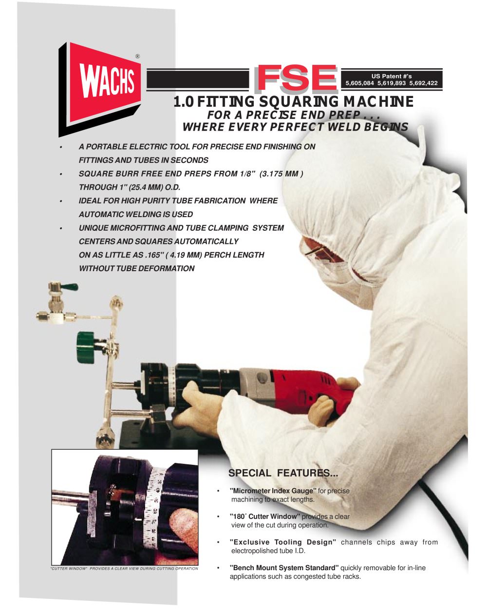 Flange Facing Model FF 313 - WACHS
