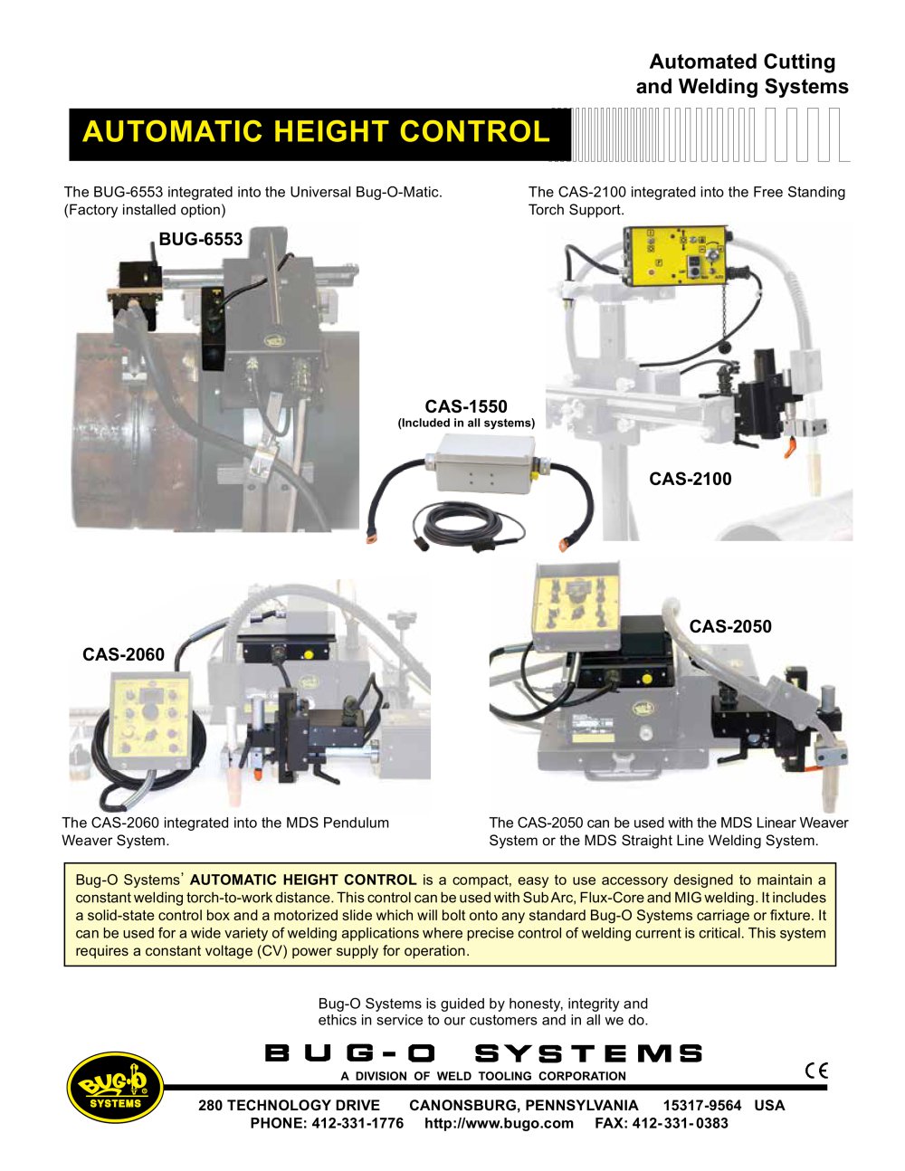 Auto Height Control - BUG-O Systems