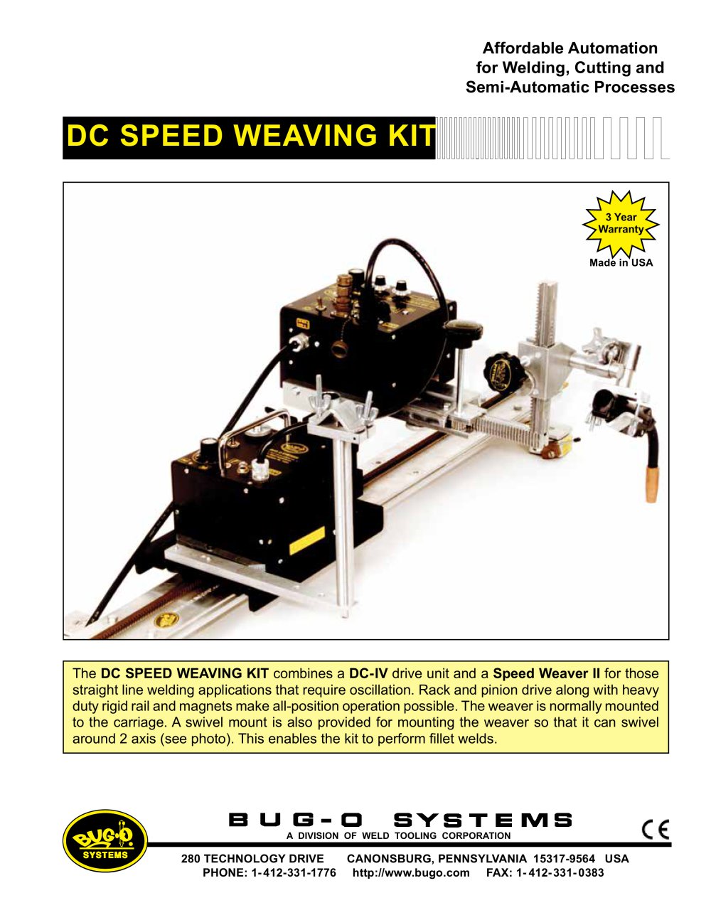 DC Speed Weaving Kit - BUG-O Systems
