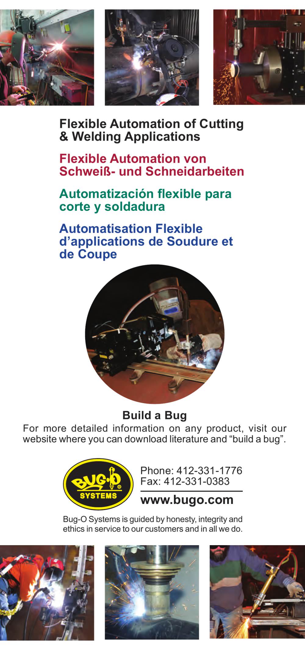 Flexible Automation of Cutting & Welding Applications - BUG-O Systems