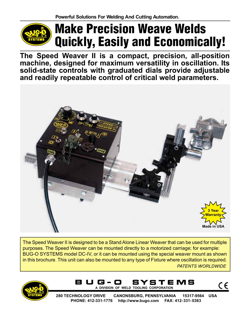 Speed Weaver II - BUG-O Systems