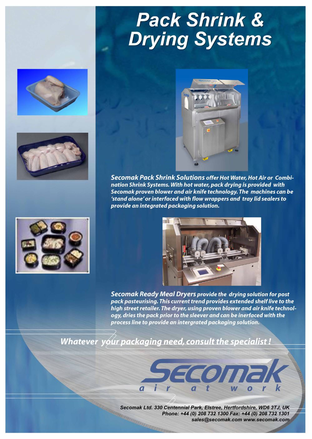 Shrink Solutions Shrink & Drying - SECOMAK