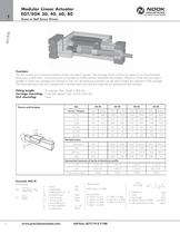 EGT/EGK MODULAR LINEAr ACTUATOR 