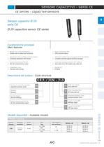 �20 mm capacitive sensors  