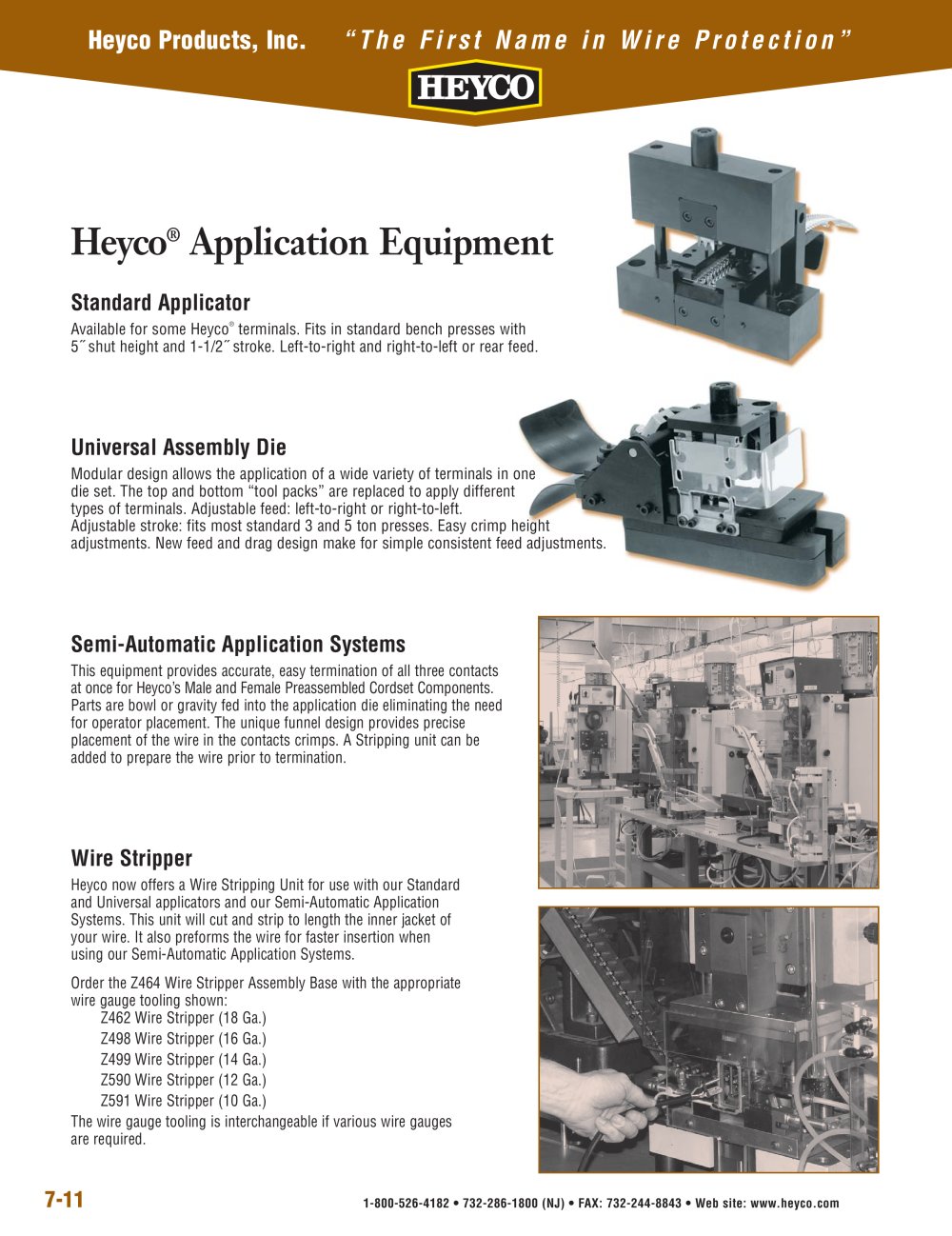 Heyco&reg; Application Equipment - Heyco