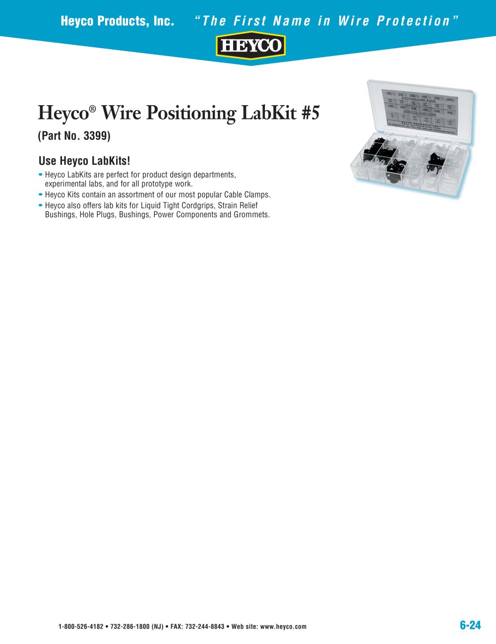 Heyco&reg; Cable Clamps LabKit - Heyco