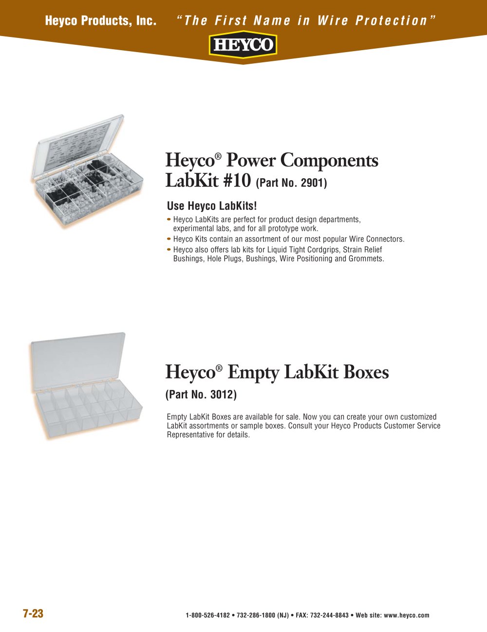 Heyco&reg; Empty LabKit Boxes - Heyco