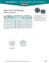 Heyco� Feets of Strength� FSR�Feet with Push Rivet