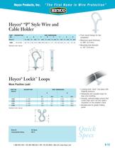 Heyco� �P� Style Wire and Cable Holde