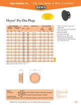 Heyco� Pry Out Plugs