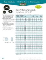 Heyco� Rubber Grommets Mounting Diameter: 0.250