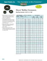 Heyco� Rubber Grommets Mounting Diameter: 0.875
