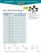 Heyco� Rubber Push-In Bumpers