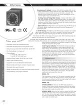 Marsh Bellofram Automatic Timing & Controls 405A Series Timer with Instantaneous Relay