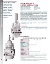 Marsh Bellofram BelGAS Division P50 & P50 NACE Filter Regulators