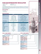 Marsh Bellofram BelGAS Division Type P289 Backpressure Regulator