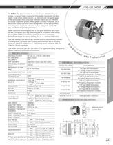 Marsh Bellofram DigiTec Division 758-KB Series Pad Mounted (AN) Tachometer