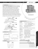 Marsh Bellofram Diversified Electronics Division CMI Series AC Over Current Monitor