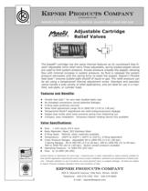Adjustable Cartridge Relief Valves
