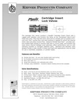 Cartridge Insert Lock Valves