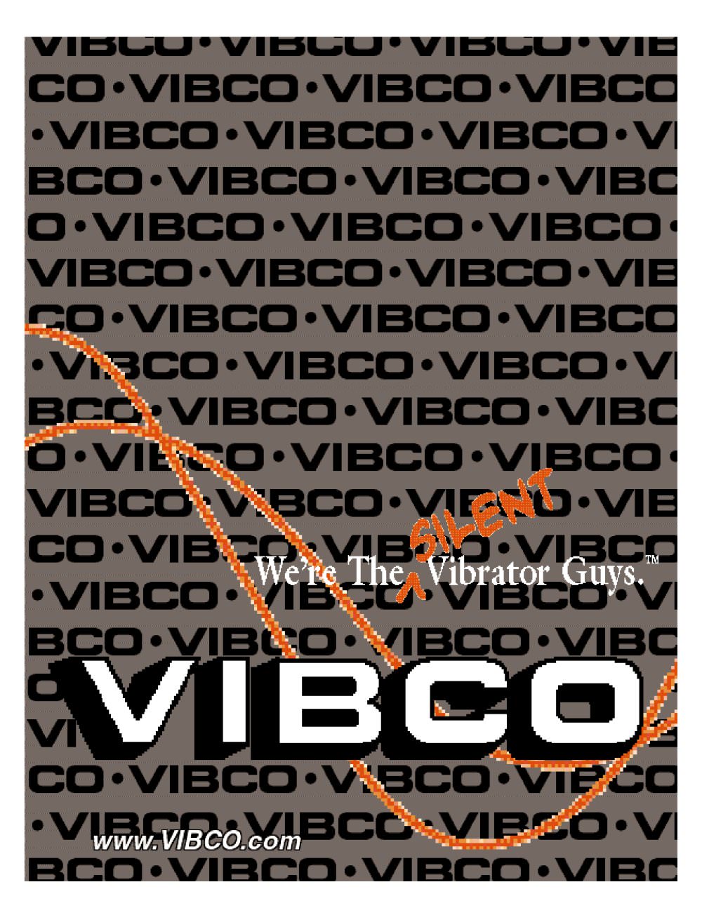 General Catalog - Vibration Products - VIBCO