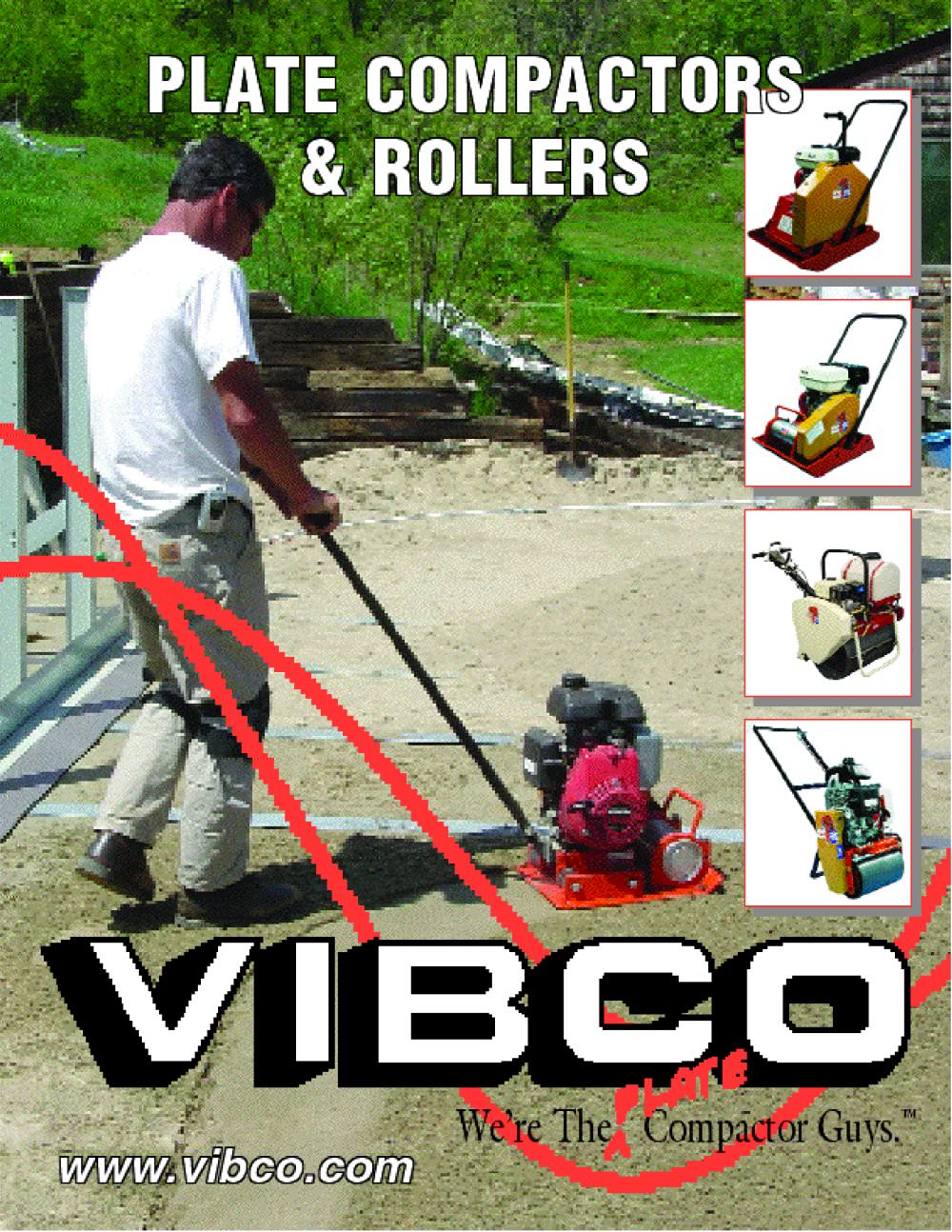 PLATE COMPACTORS and ROLLERS - VIBCO