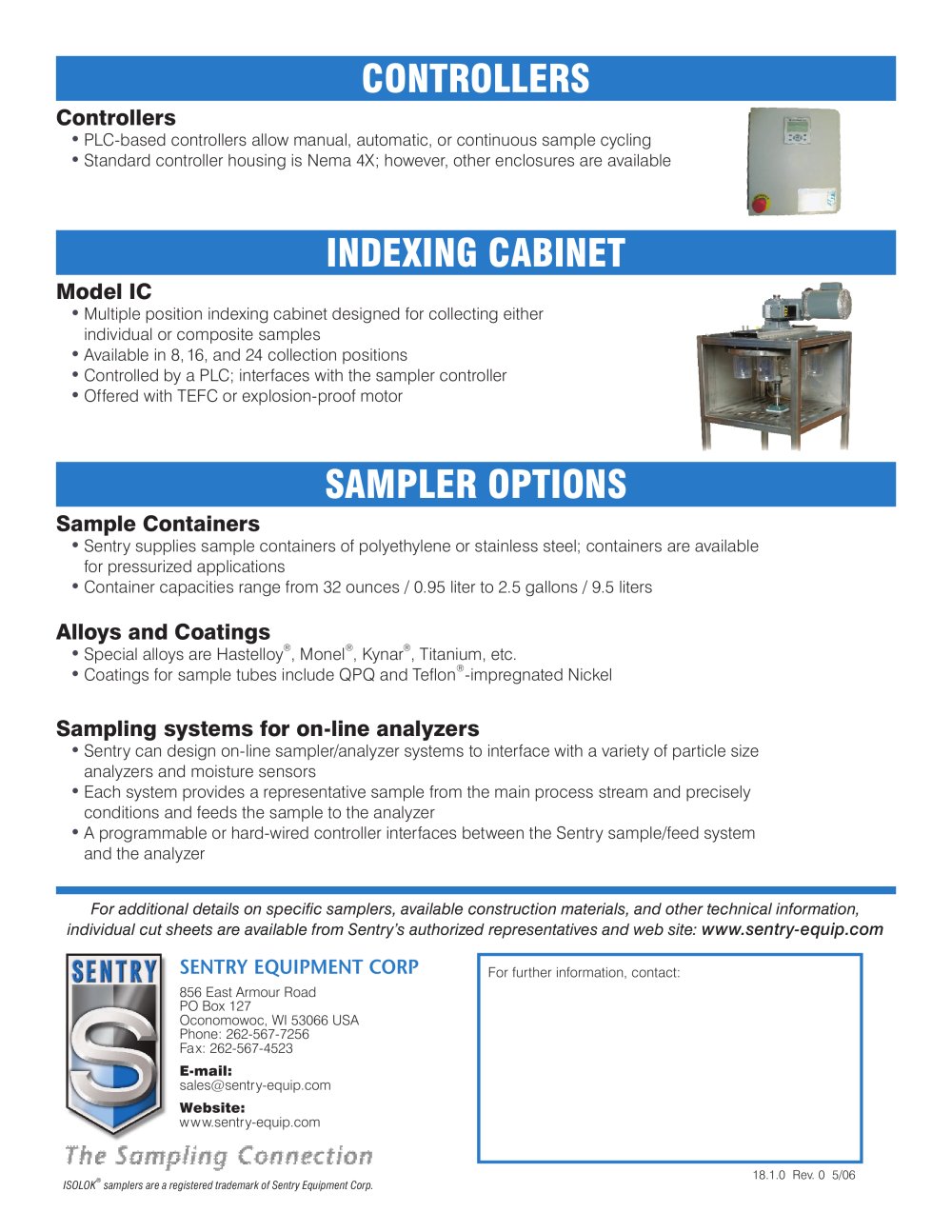 Sentry Equipment - 130735, 81329