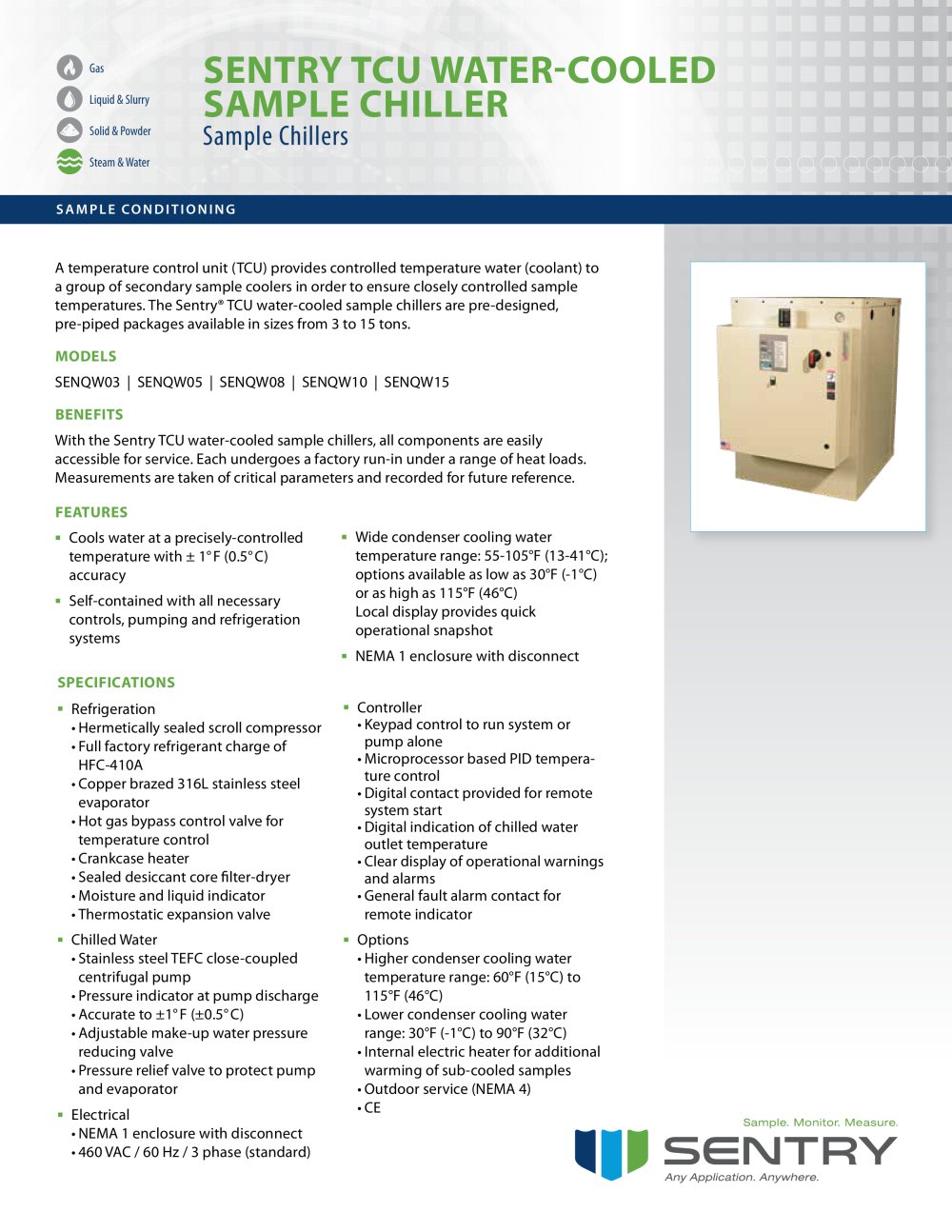 Sample Chiller - Sentry Equipment