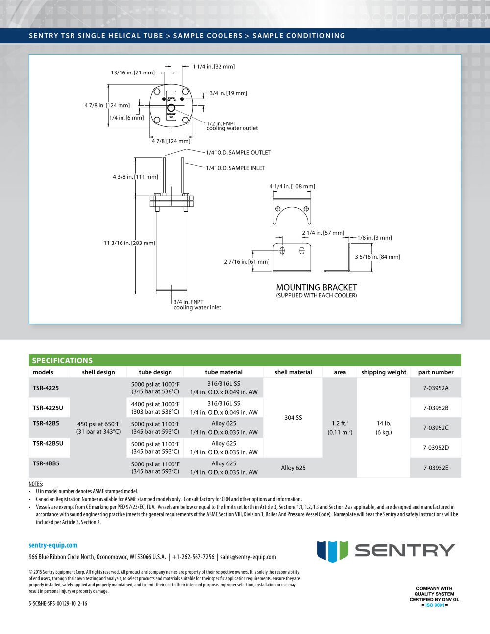 Sentry Equipment - 98465