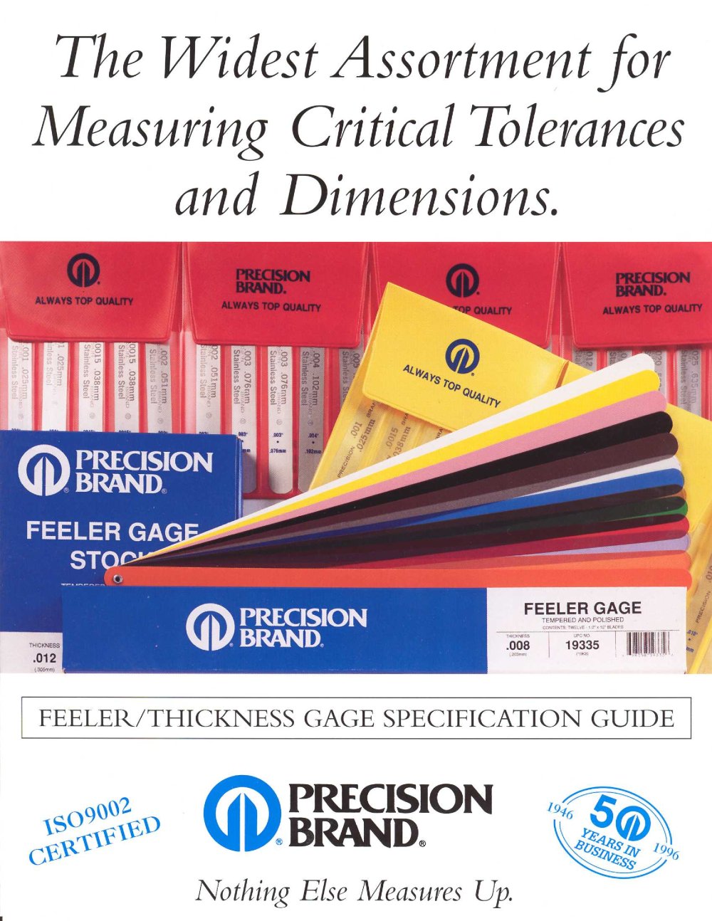 feeler thickness gage - Precision Brand Products