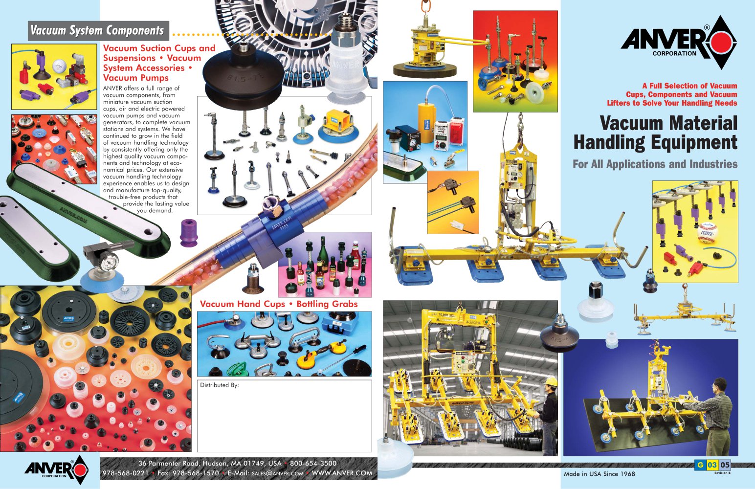 Vacuum Material Handling Equipment - ANVER Vacuum System Specialists