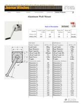 Aluminum Wall Mount  WMA 175