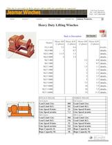 Heavy Duty Lifting Winches NLS 400