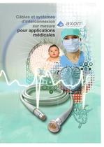 Custom designed cables and interconnect systems for medical applications