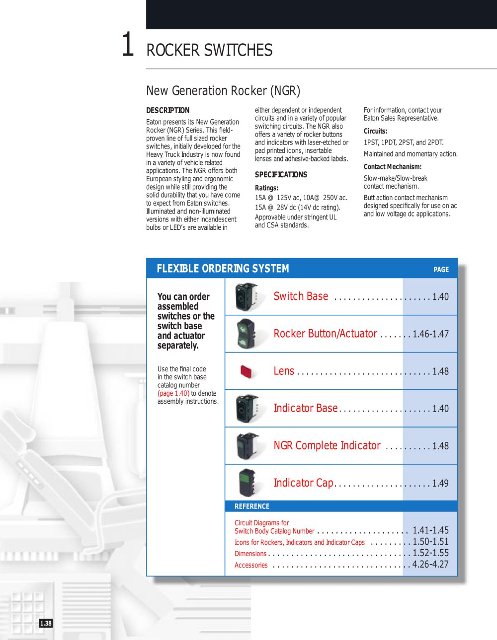New Generation Rocker (NGR) Switches Series - Eaton Commercial Controls