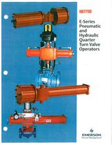 E-Series Pneumatic and Hydraulic Quarter Turn Valve Operators