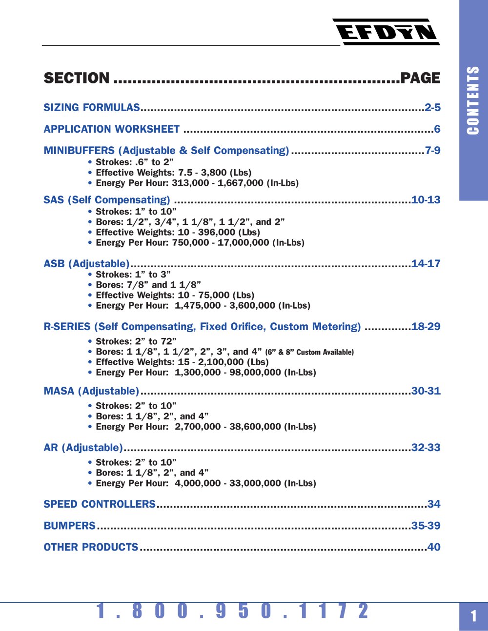shock absorber catalog - EFDYN