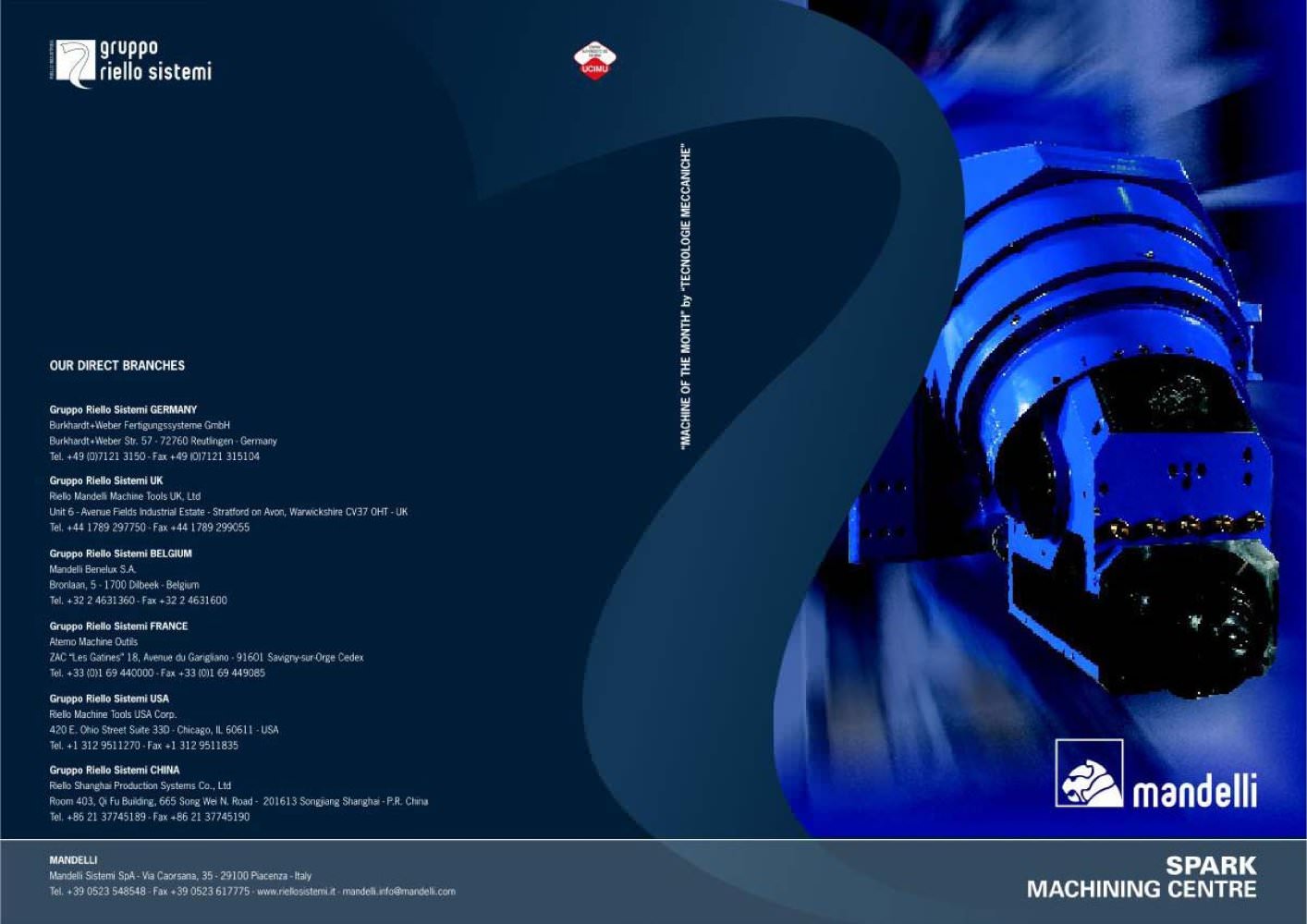 MACHINING CENTERS  Spark - MANDELLI