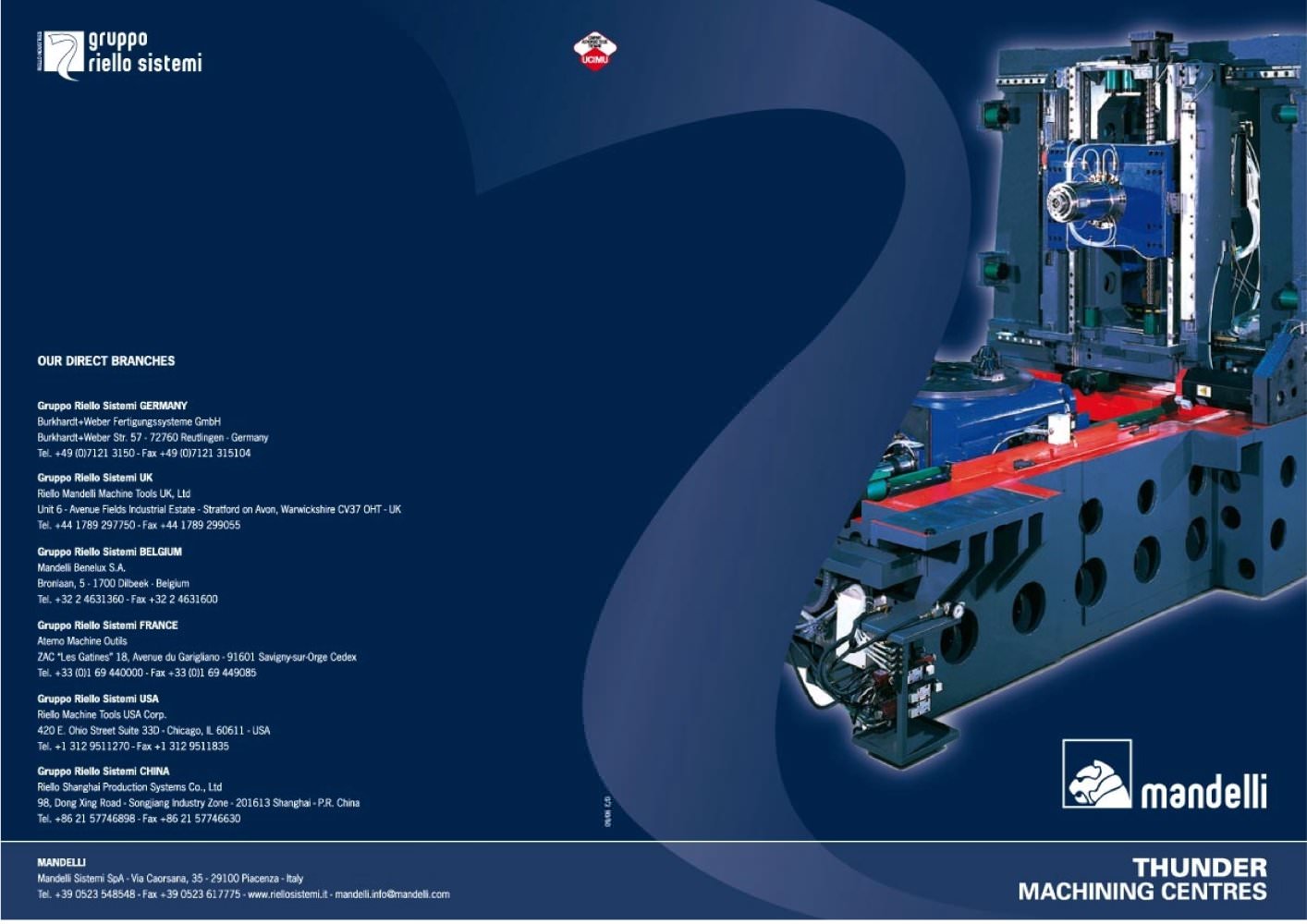 Thunder Machining Center - MANDELLI