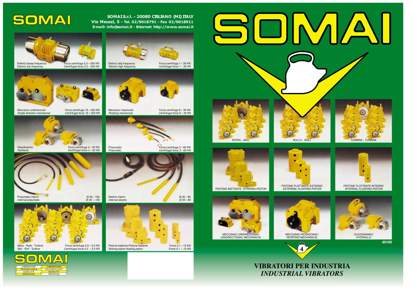 SOMAI - Industrial vibrators - SOMAI