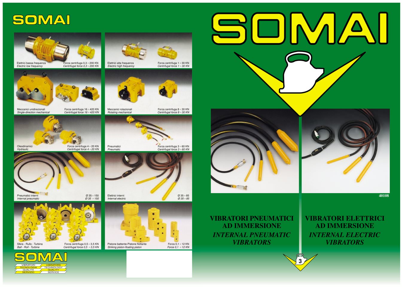 SOMAI - Internal electric vibrators - SOMAI